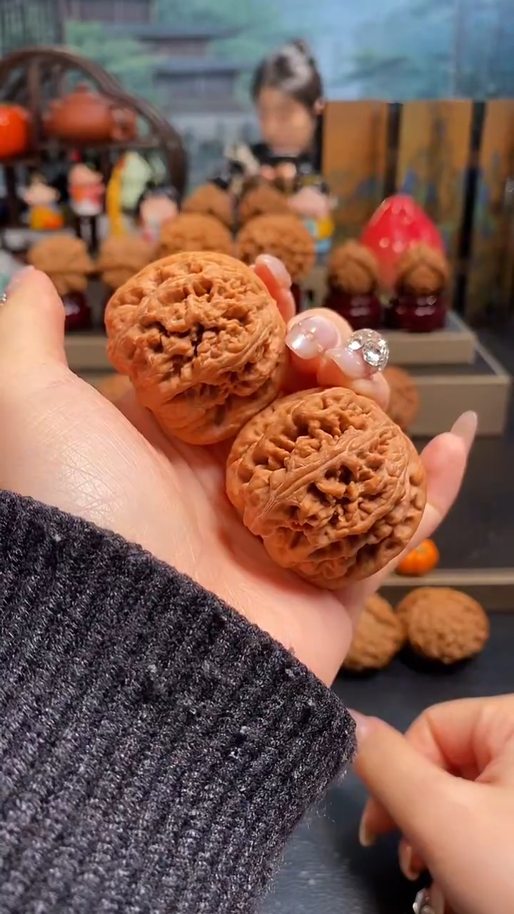 【闪购商品】文玩核桃吊坠K482大粗筋43