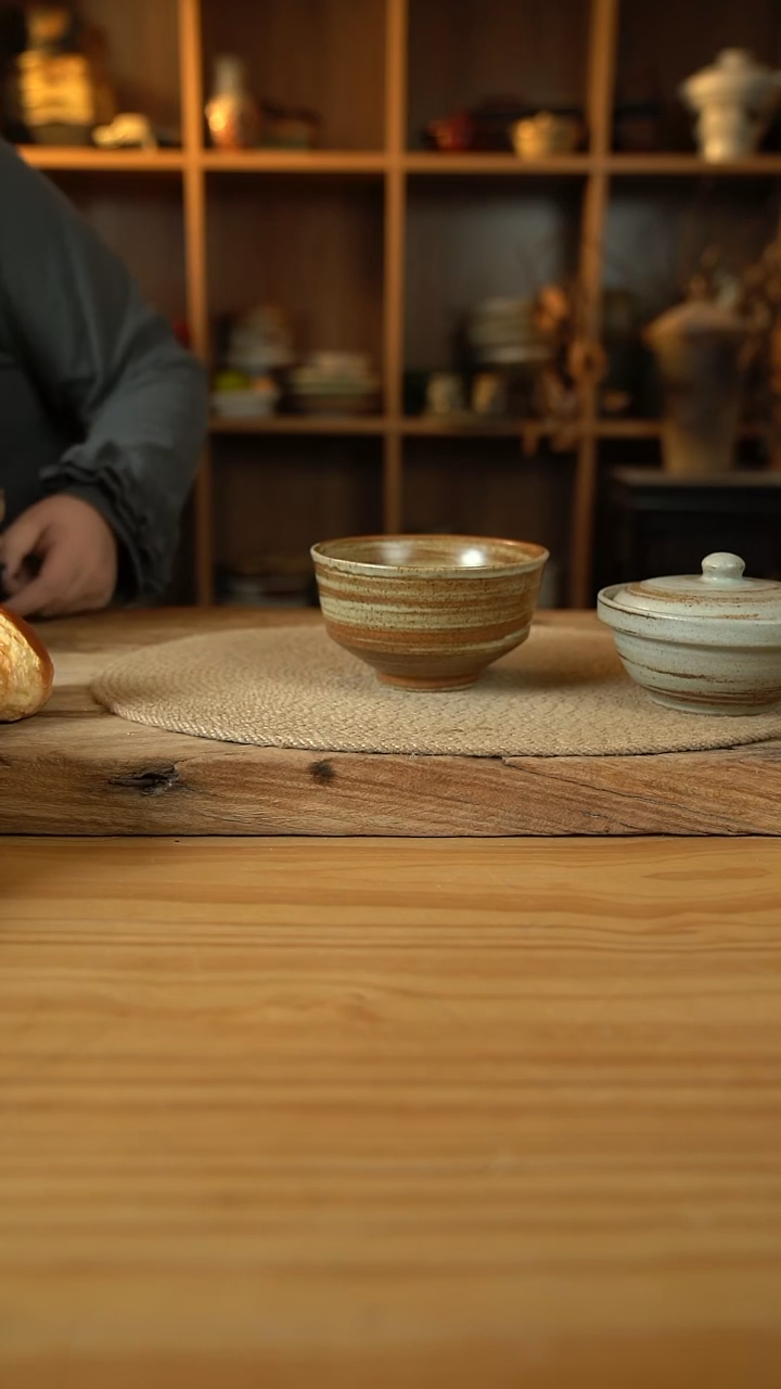 刷纹系列的直筒米饭碗1个