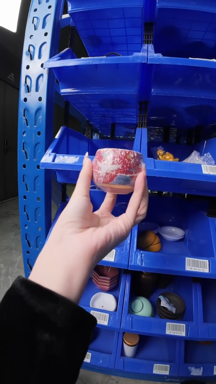 【鎏银红飞仙鹤杯】