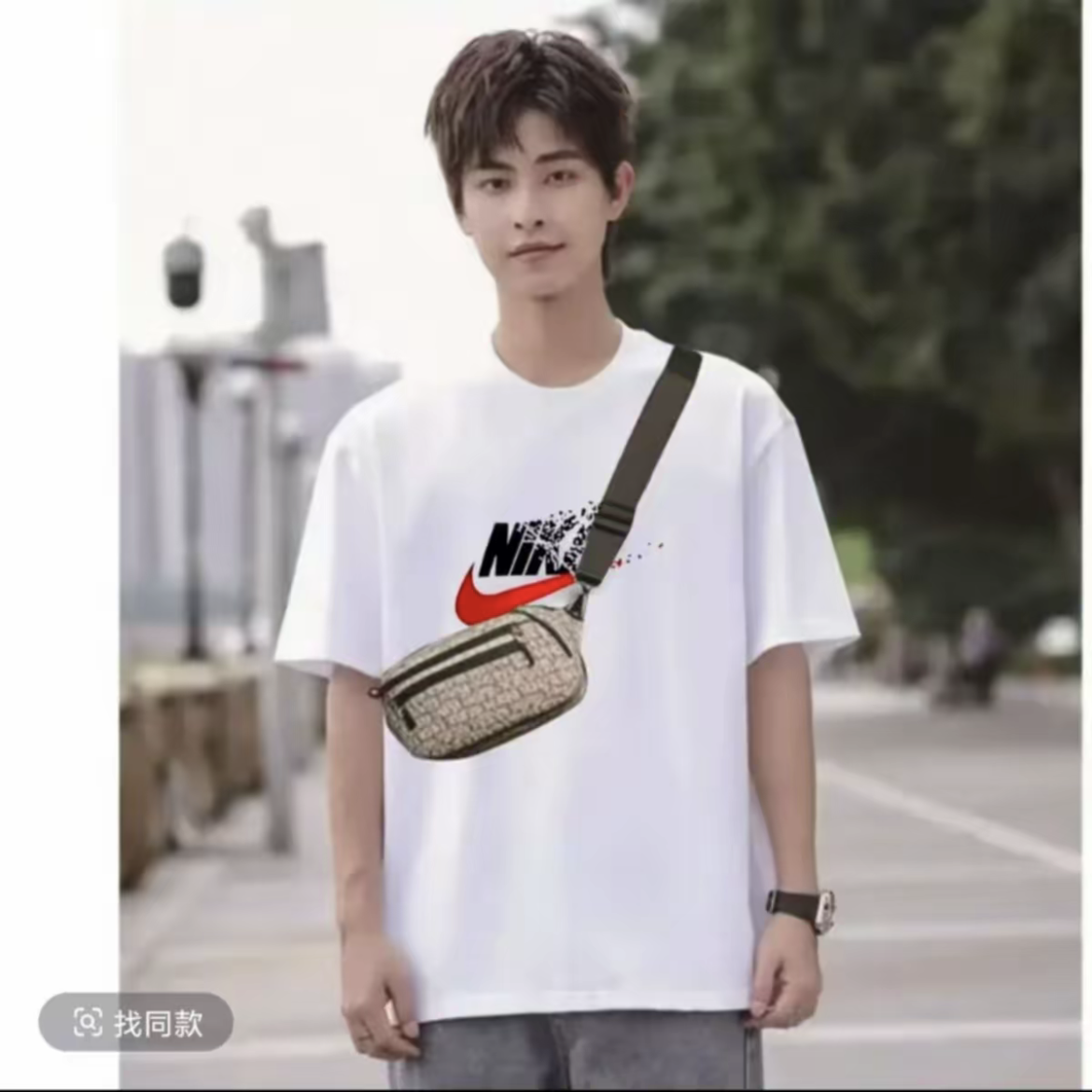 【一折粉丝福利】潮牌短袖印花T恤宽松夏季男女同款