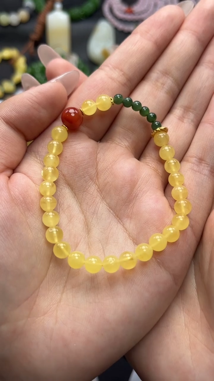 手串琥珀未镶嵌手串