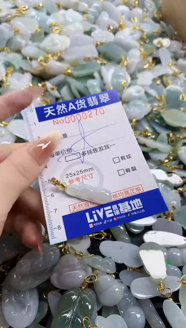 颈饰未镶嵌翡翠天然A货翡翠