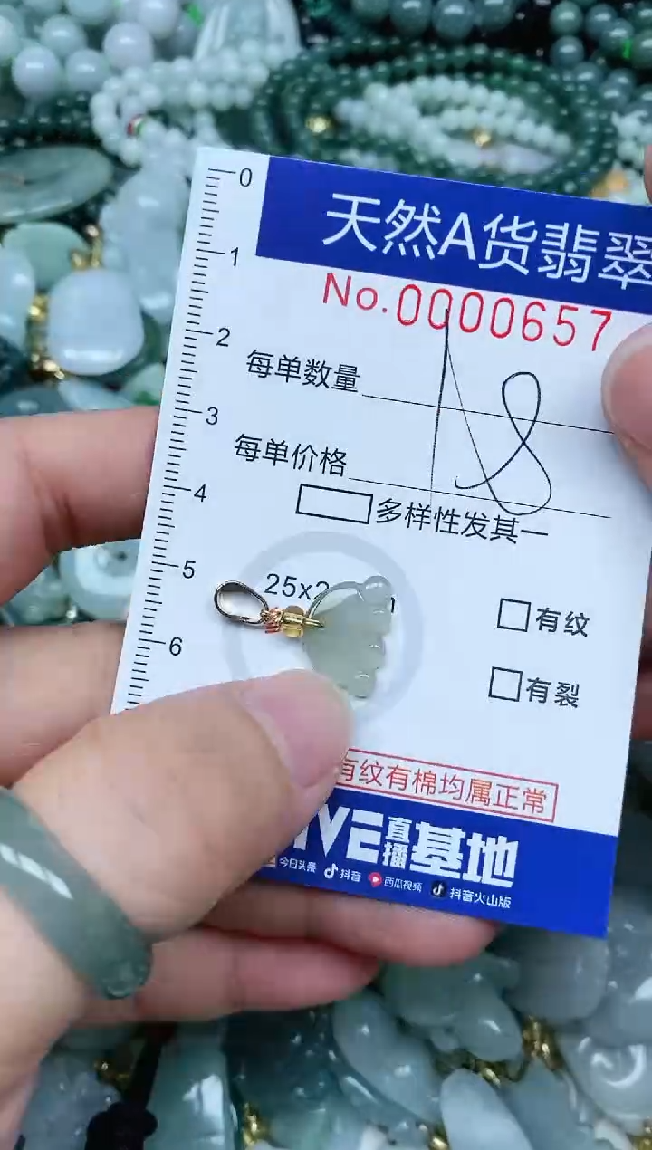 【闪购商品】翡翠吊坠(不含链)未镶嵌翡翠