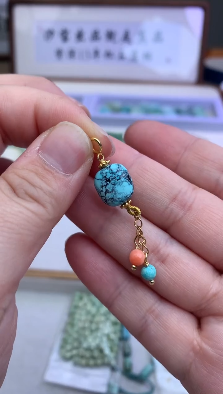 【闪购商品】南红玛瑙挂坠未镶嵌松石G89