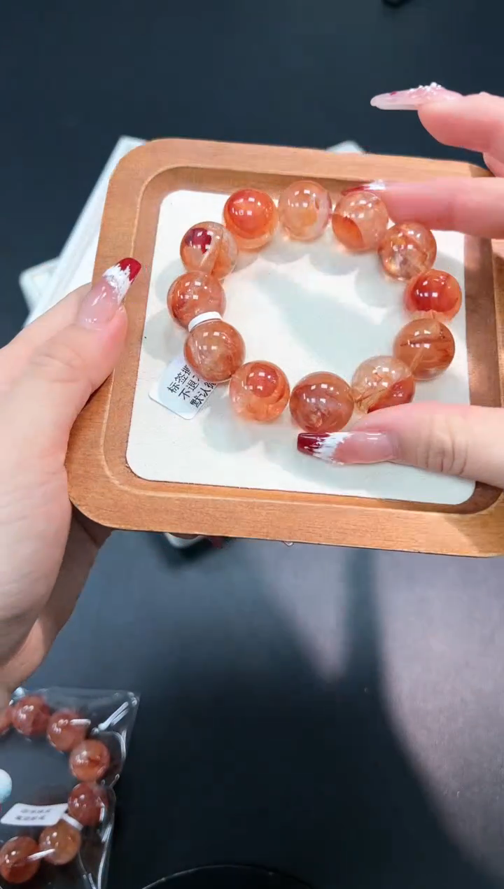 【闪购商品】水晶手串未镶嵌52m多样性发其一/1条17mm默认微瑕