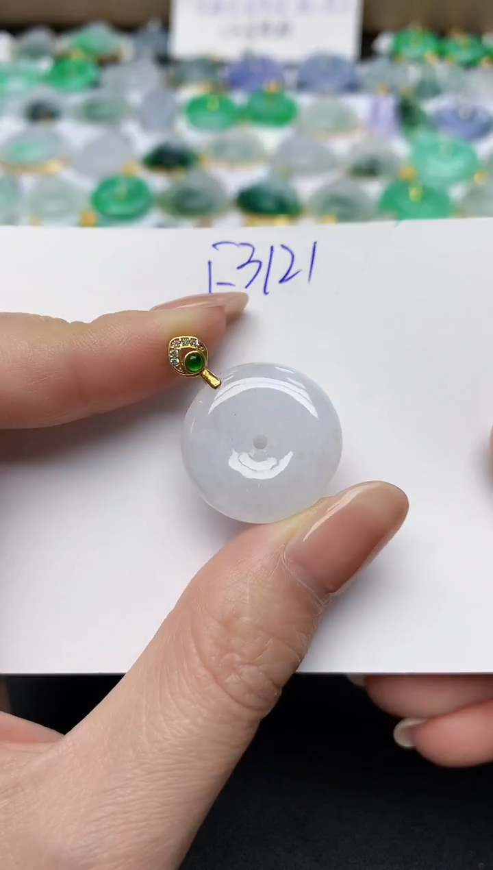 颈饰未镶嵌翡翠天然缅甸A货翡翠百元以上9元证书费自理