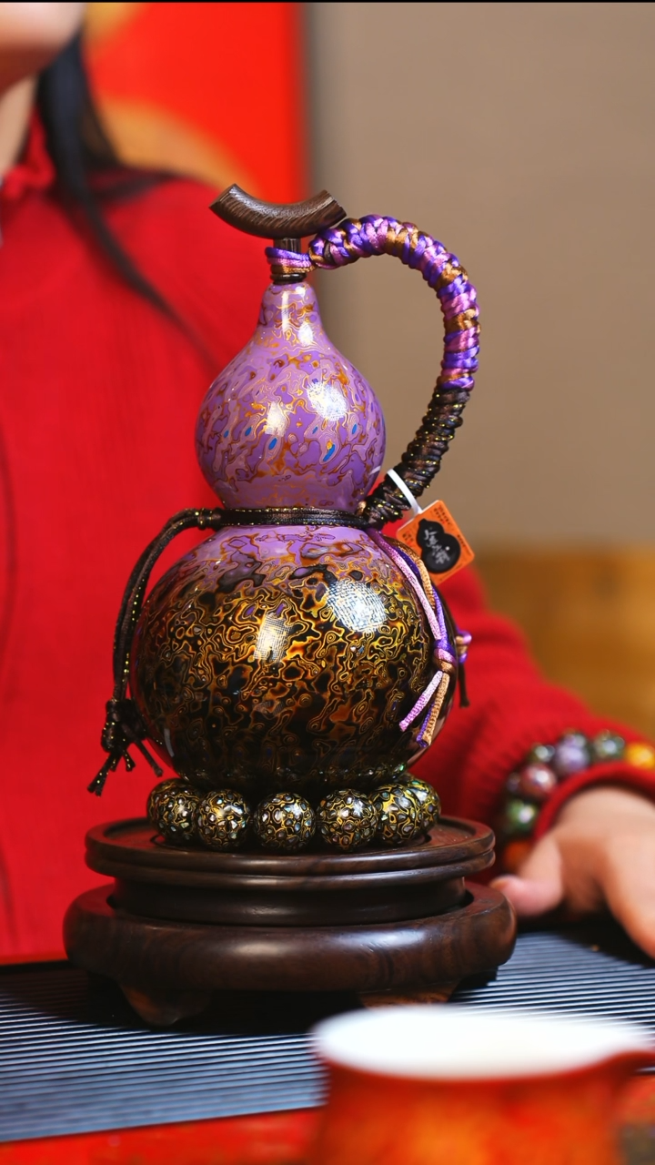 【闪购商品】JQ202大师姐臻选非遗大漆酒葫芦