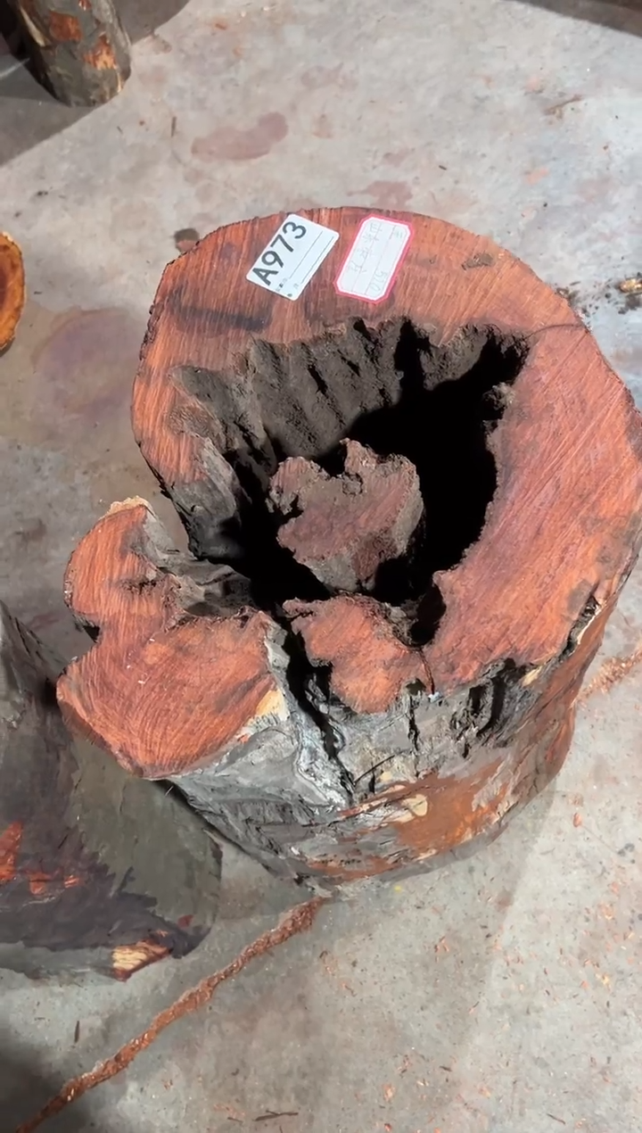 紫檀木类端景台你****啊赞比亚血檀 非洲紫檀