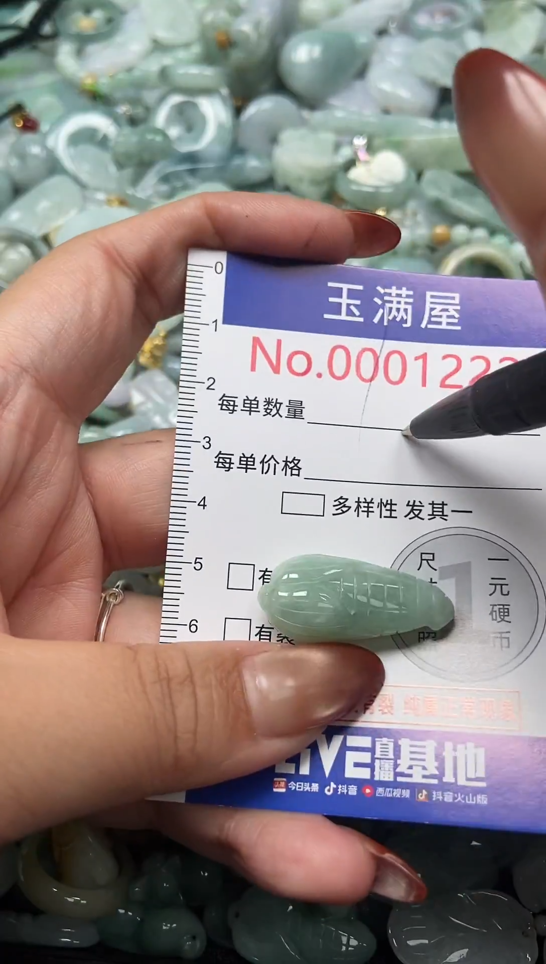 颈饰未镶嵌翡翠1222