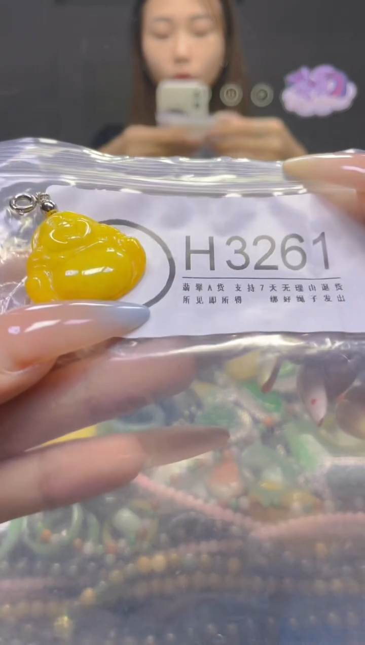 翡翠未镶嵌颈饰/H/翡翠A货，一件也是批发价