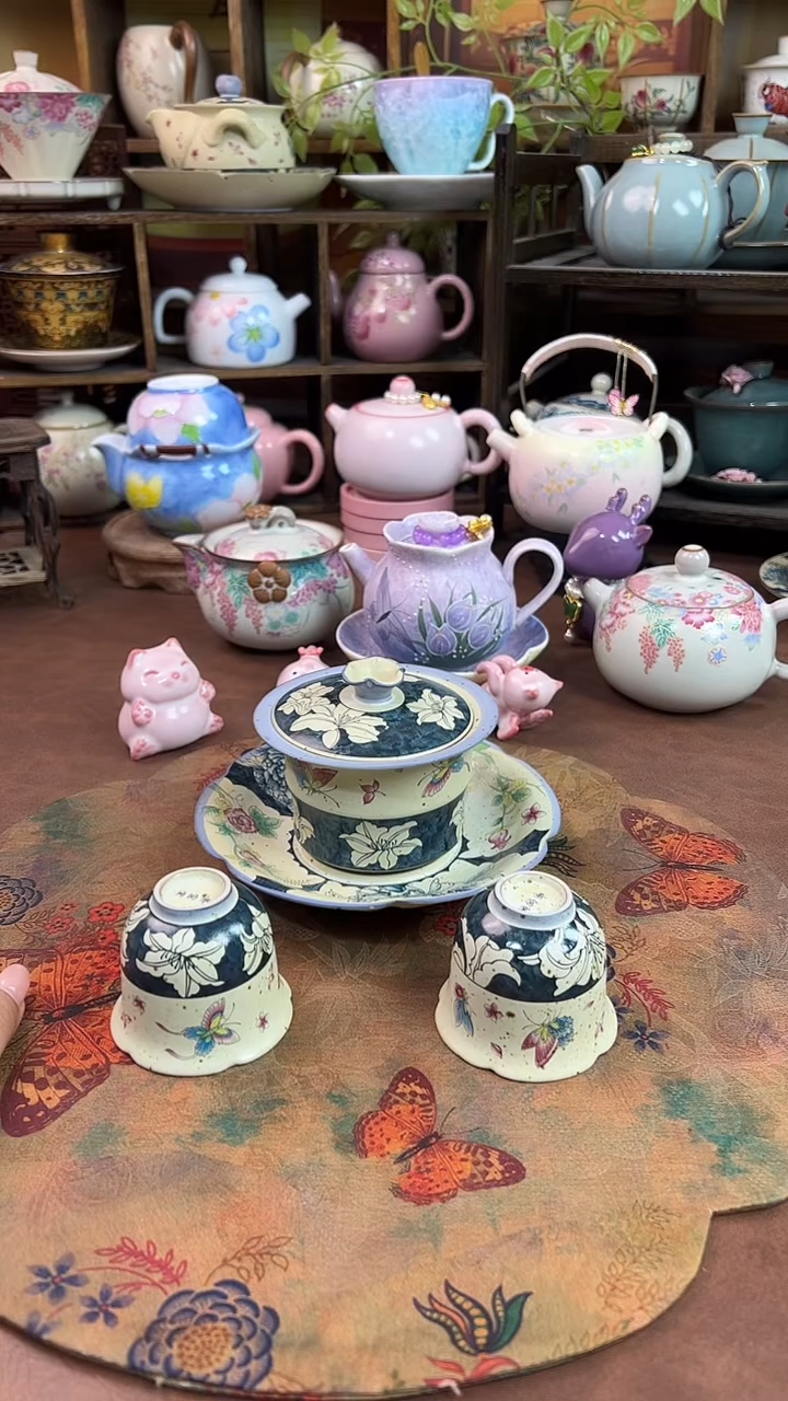 三才盖碗+2杯啊啊