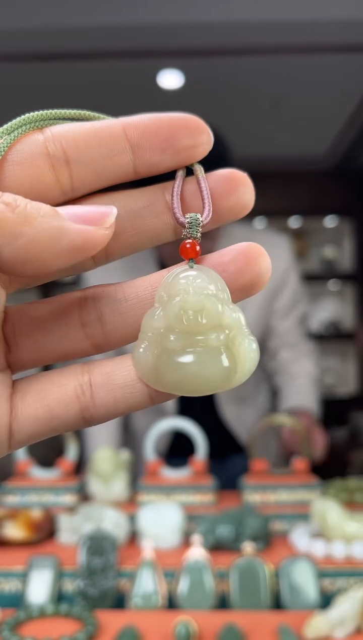 【闪购商品】和田玉颈饰未镶嵌佩佩28mm左右