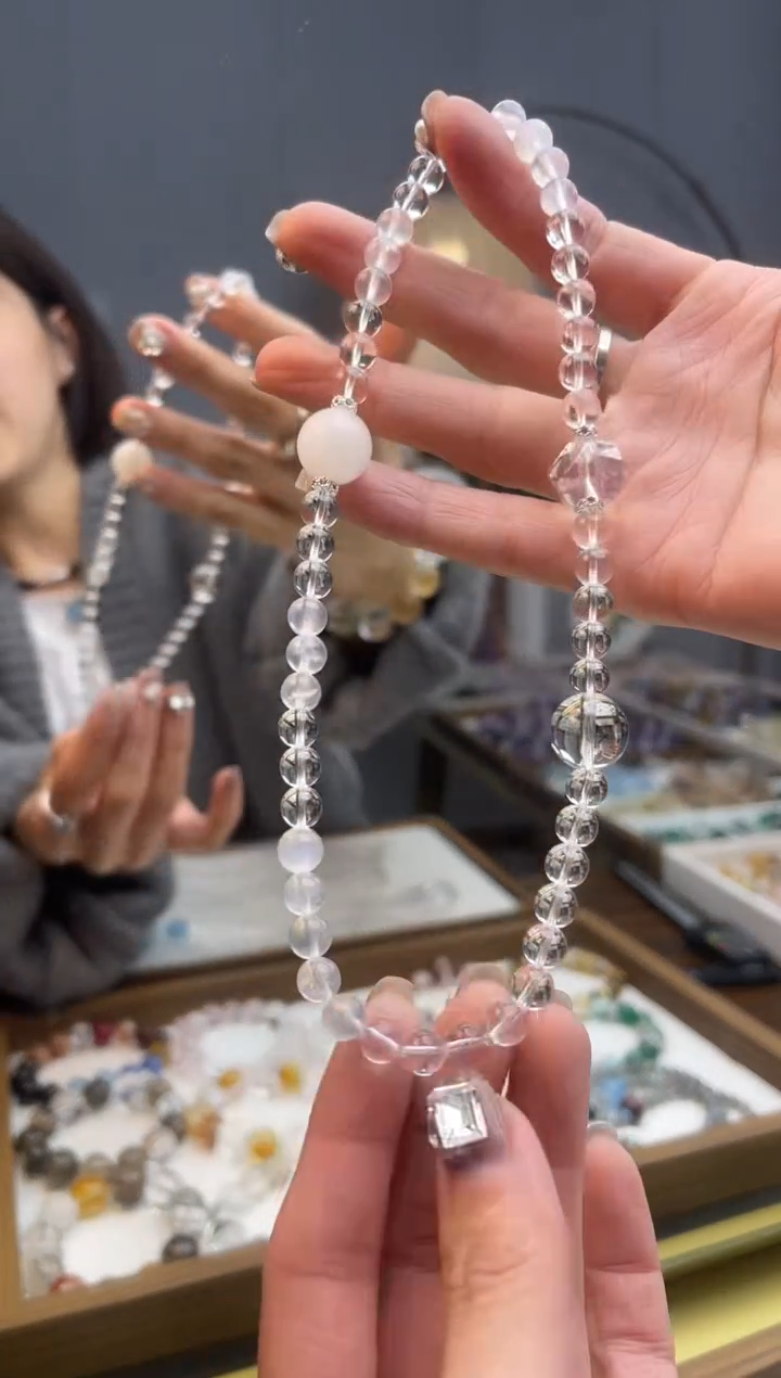 【闪购商品】水晶手链合金白水晶FL