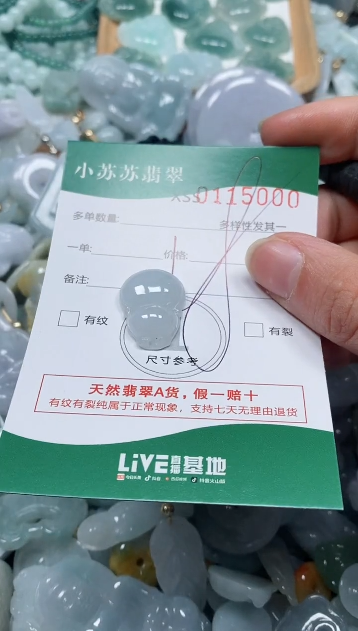 【闪购商品】翡翠颈饰未镶嵌闪购商品0115000