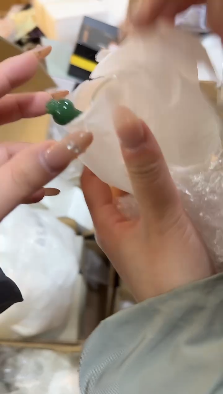 祖母绿不锈钢茶漏 