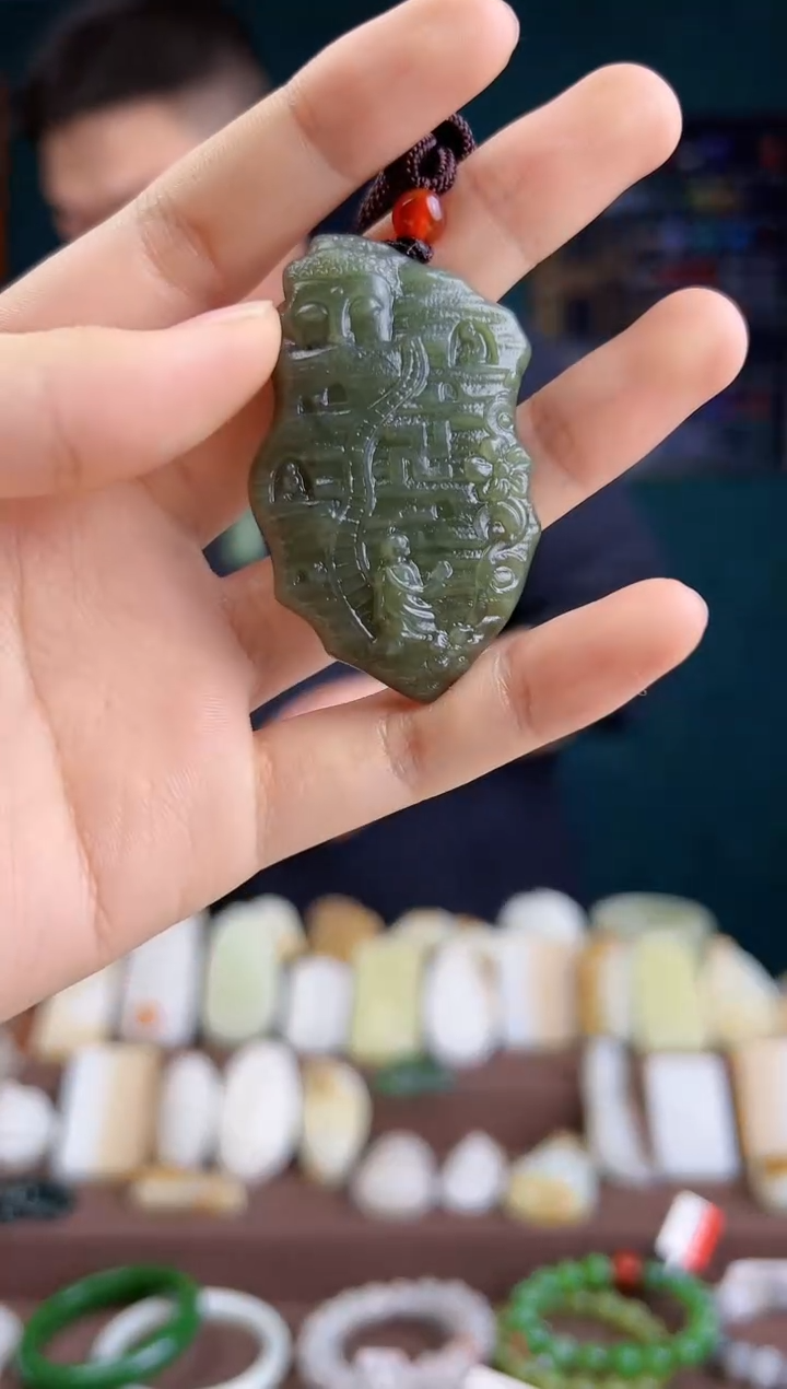 【闪购商品】和田玉颈饰未镶嵌ZZ 拍一发一 多样性发货