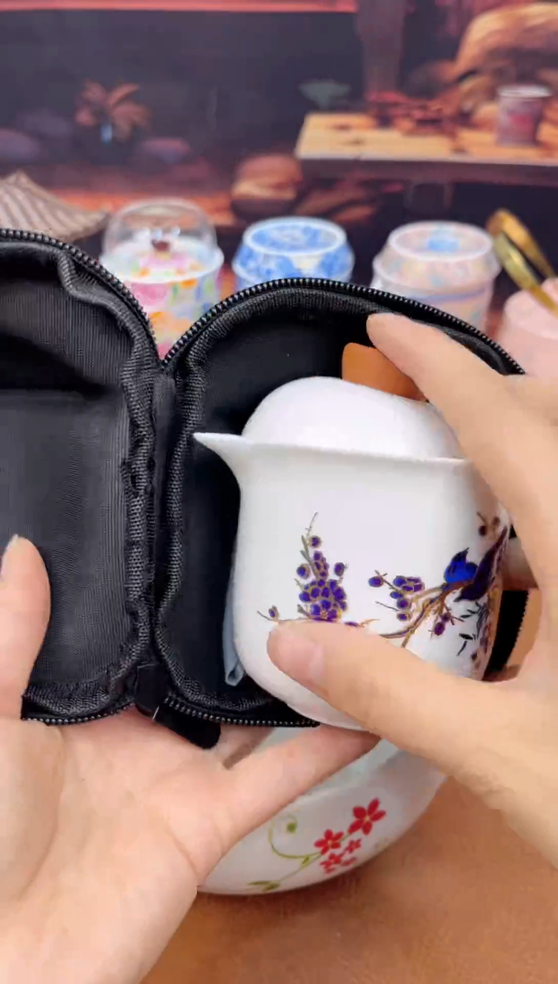 【闪购商品】陶瓷茶具摆件茶叶罐