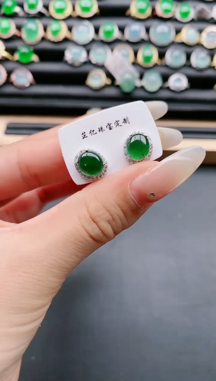 【闪购商品】翡翠戒指银S925镶嵌11111