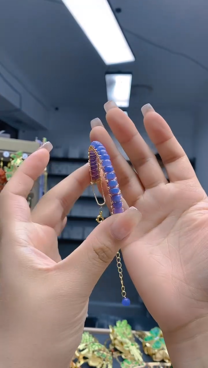 【闪购商品】翡翠耳饰合金339翡翠手镯