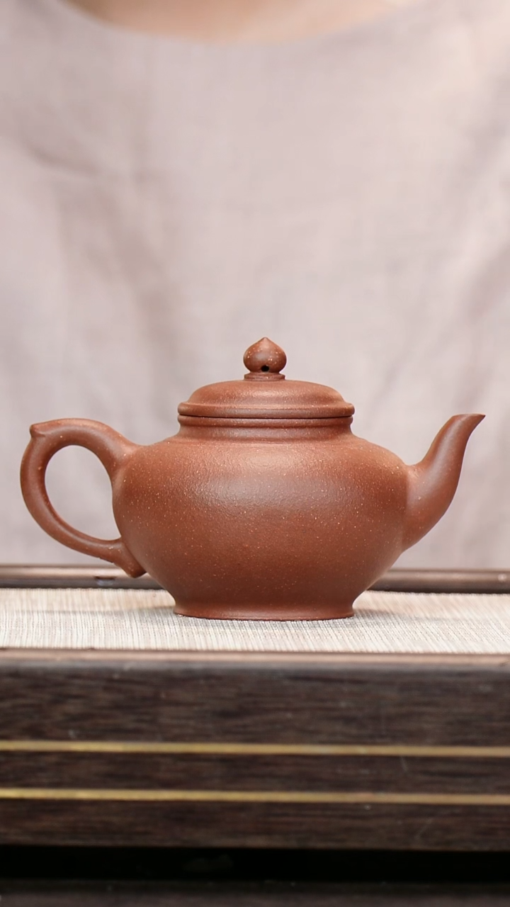 茶壶紫砂M****V原矿紫泥  笑樱   全手工 