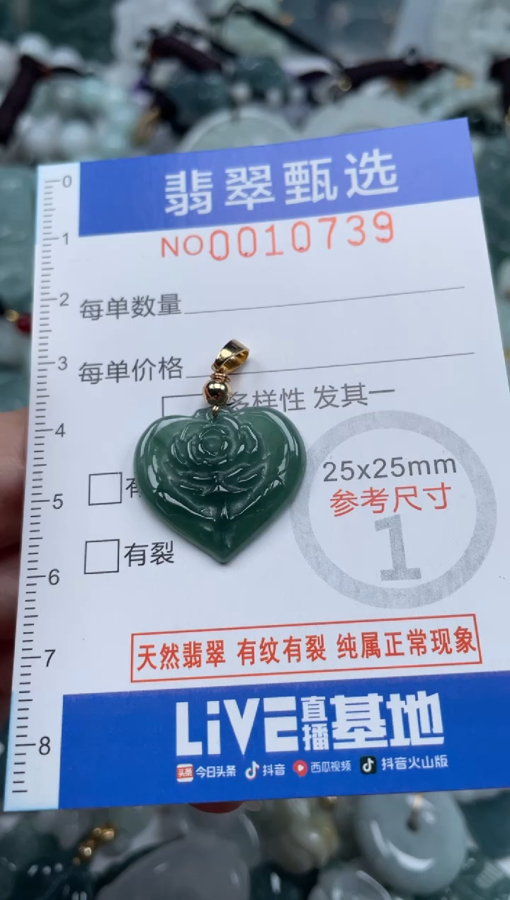 颈饰未镶嵌翡翠10739