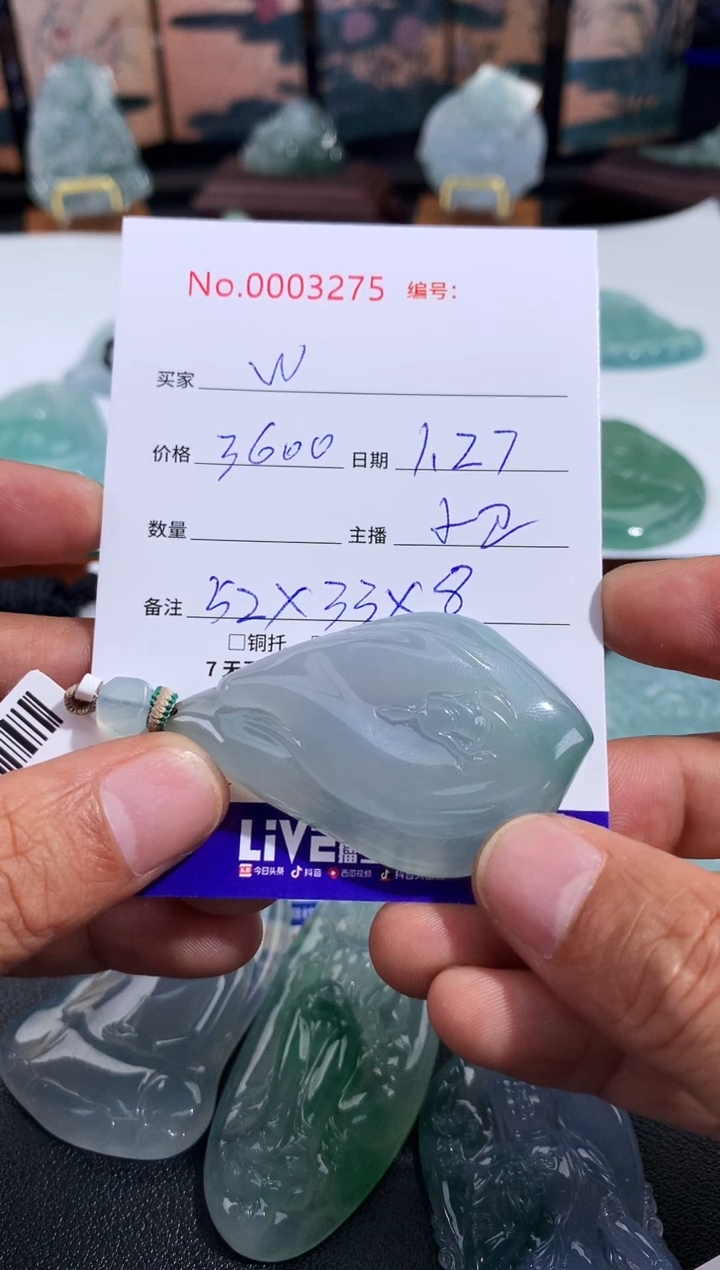 【闪购商品】翡翠颈饰未镶嵌悟道
