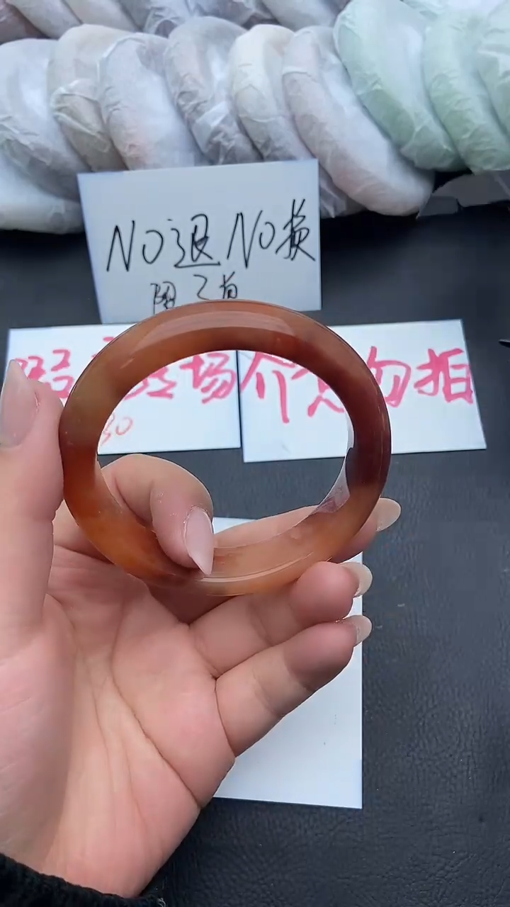 未镶嵌手镯石英质玉瑕疵30+58/59