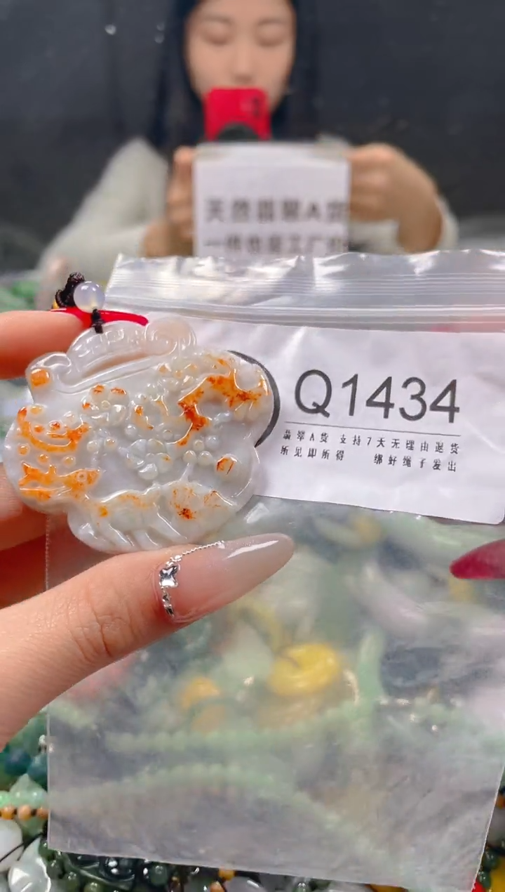 【闪购商品】翡翠颈饰未镶嵌/Q/翡翠A货一图一物