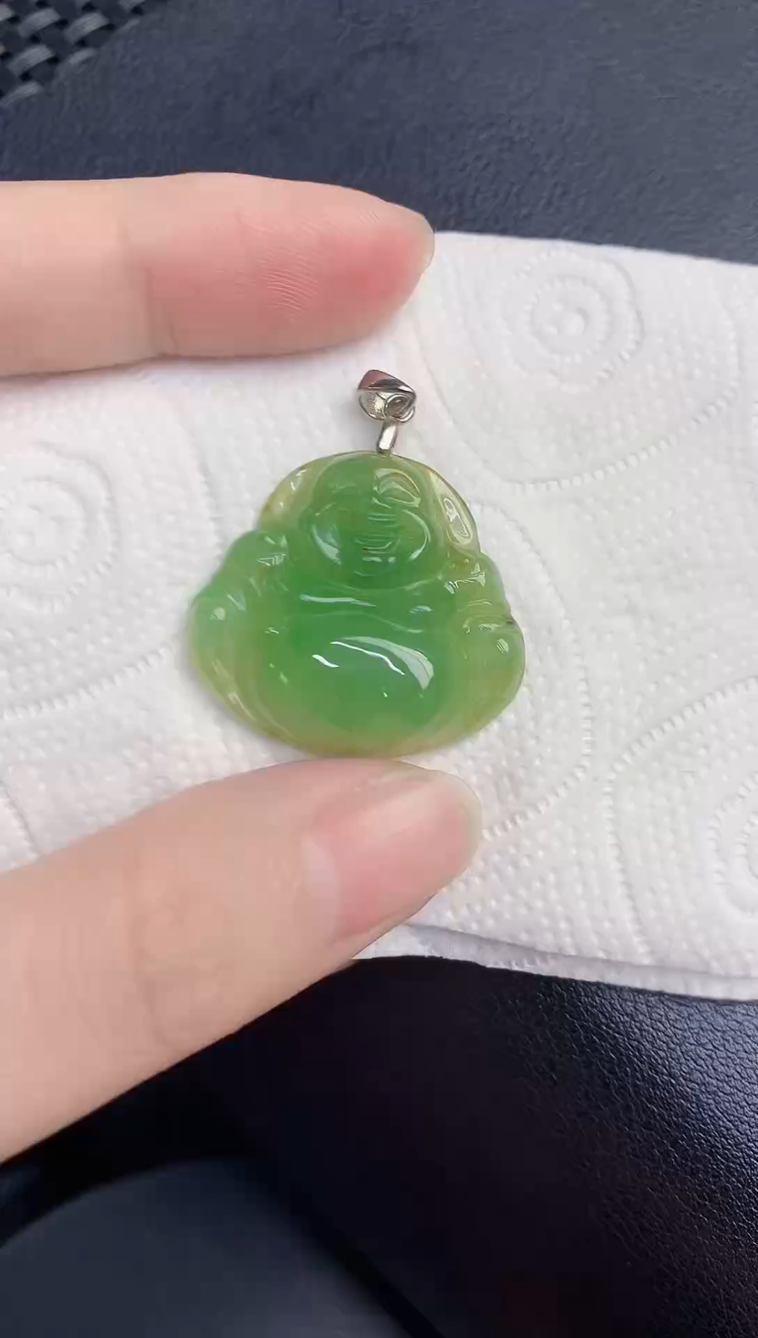 颈饰未镶嵌翡翠天然翡翠缅甸A货