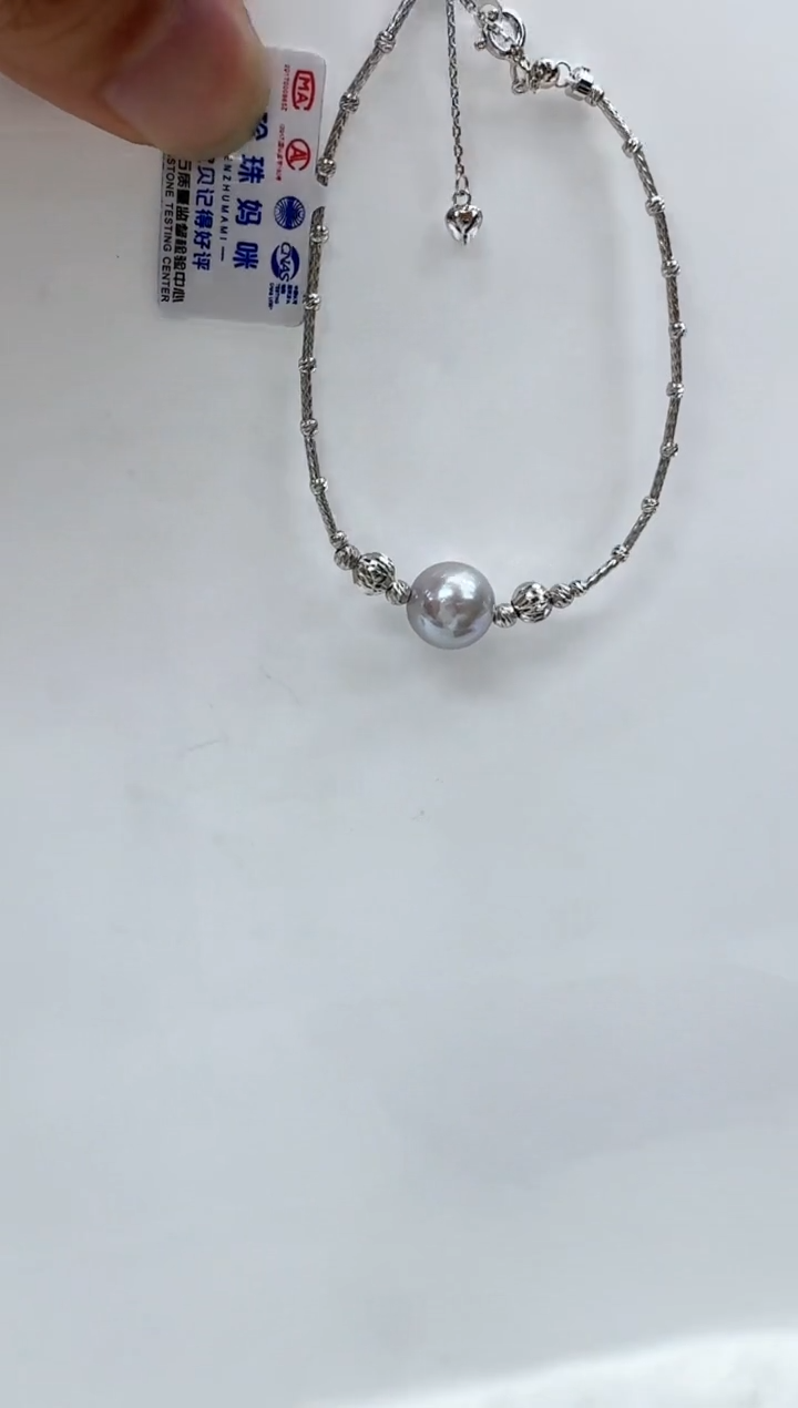 【闪购商品】淡水珍珠手链银S925镶嵌清货