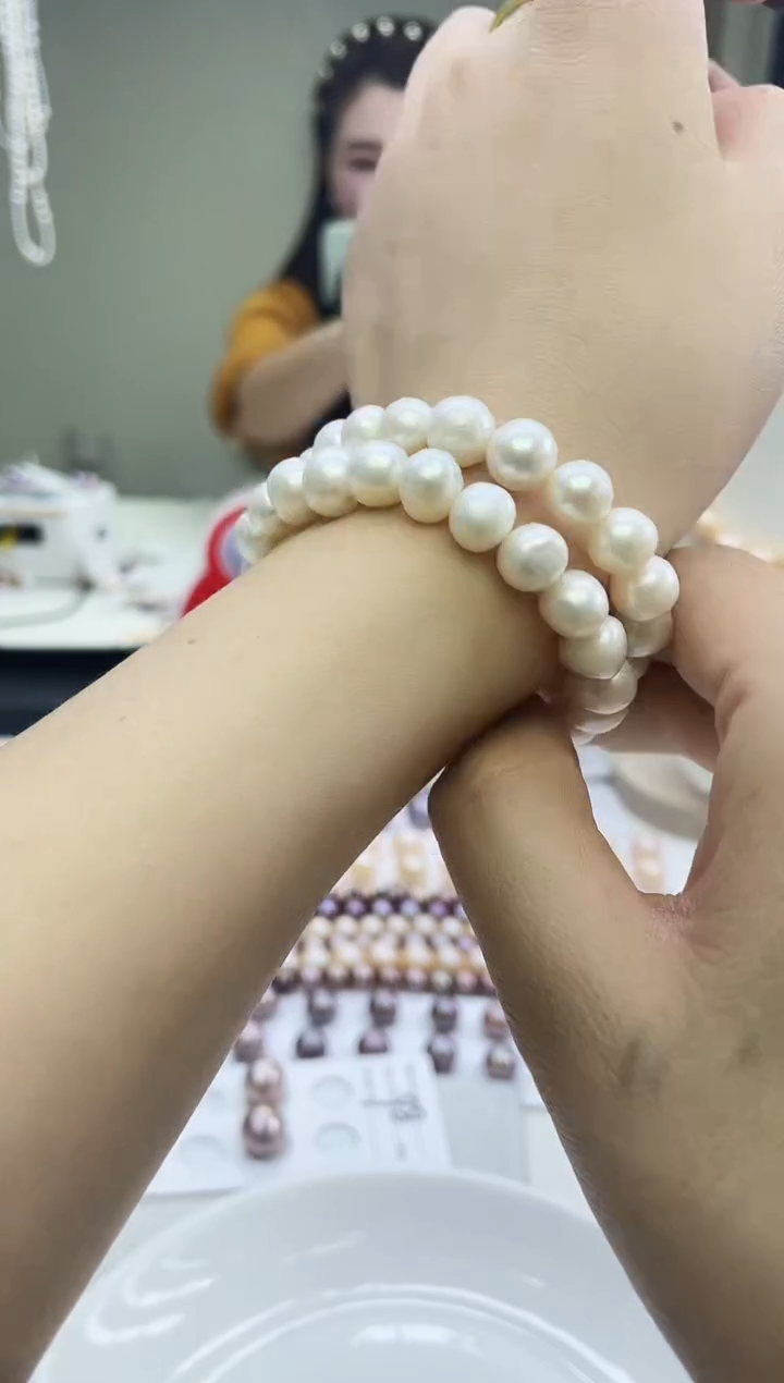 未镶嵌手链淡水珍珠白色系手链