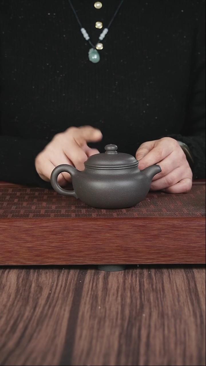 【闪购商品】紫砂茶壶高温天青仿古