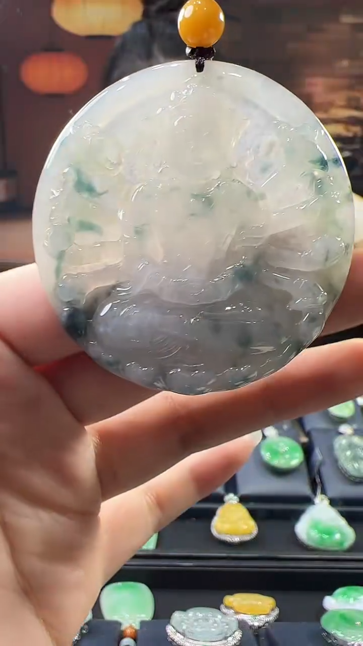 未镶嵌挂件翡翠千手观音