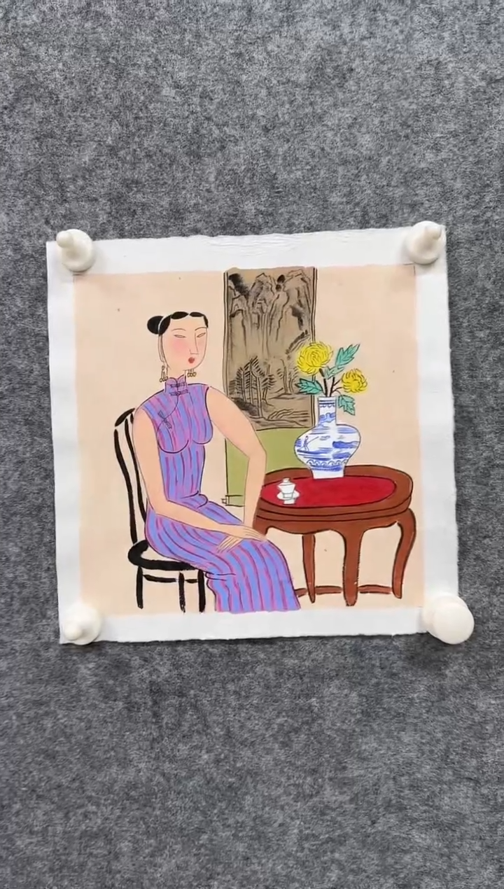 国画DH-NZS老师绘画作品