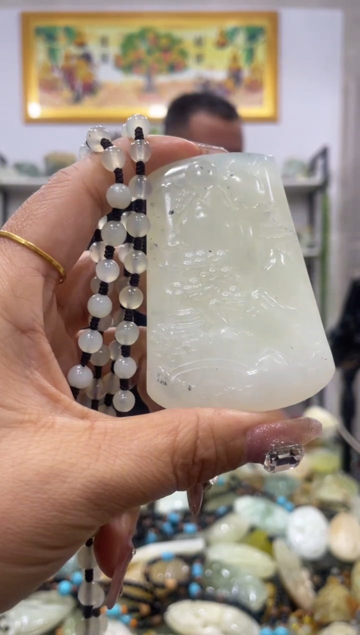 【闪购商品】岫玉吊坠未镶嵌            