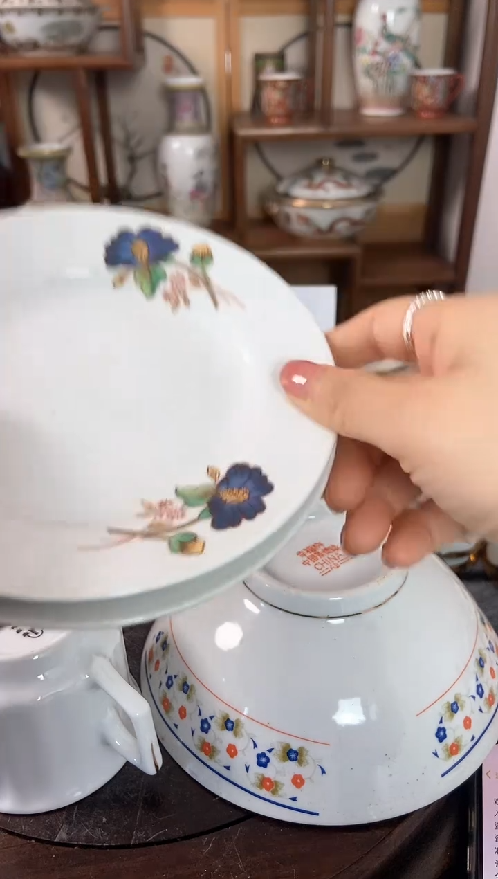 瓷片微瑕景德镇窑厂瓷摆件单件