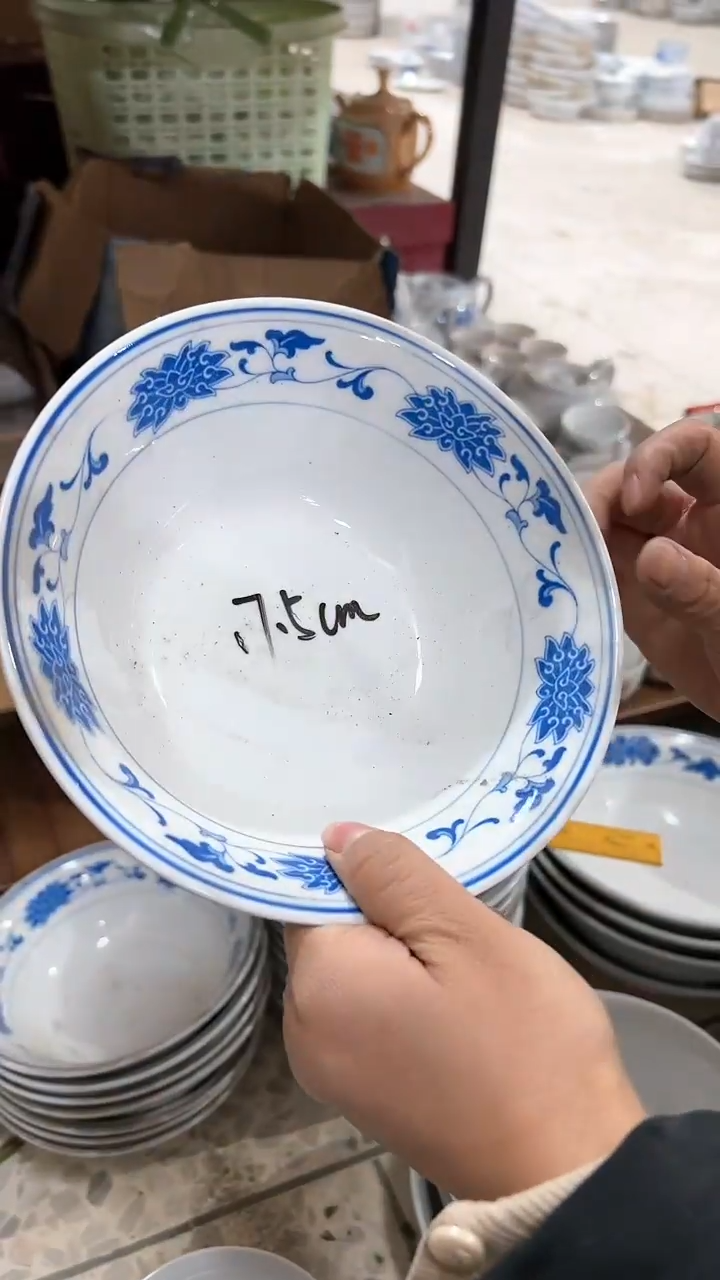 【闪购商品】摆件碗盘杯17.5厘米微瑕介意勿拍