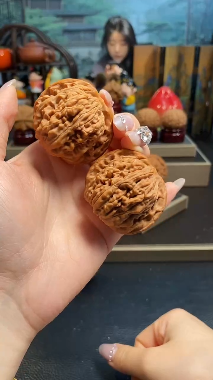 【闪购商品】文玩核桃吊坠K430四座楼46