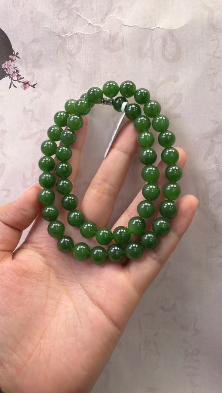 【闪购商品】和田玉（碧玉）项链未镶嵌项链