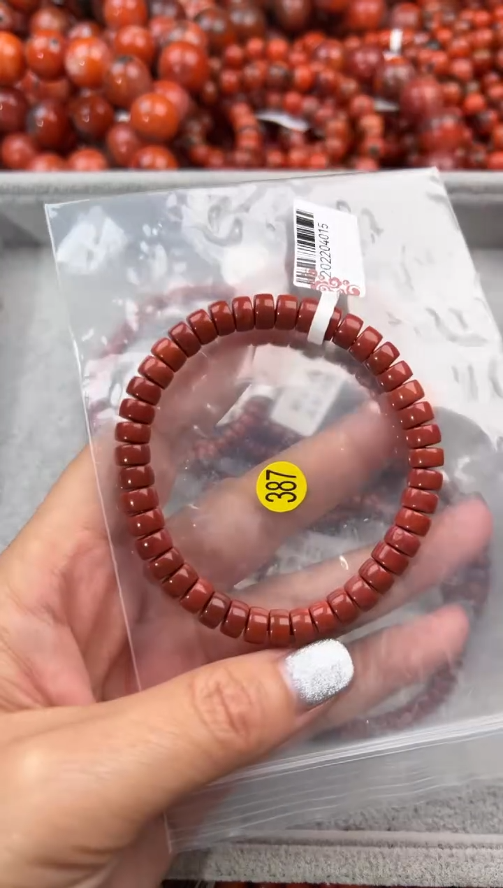 未镶嵌手串南红玛瑙6+