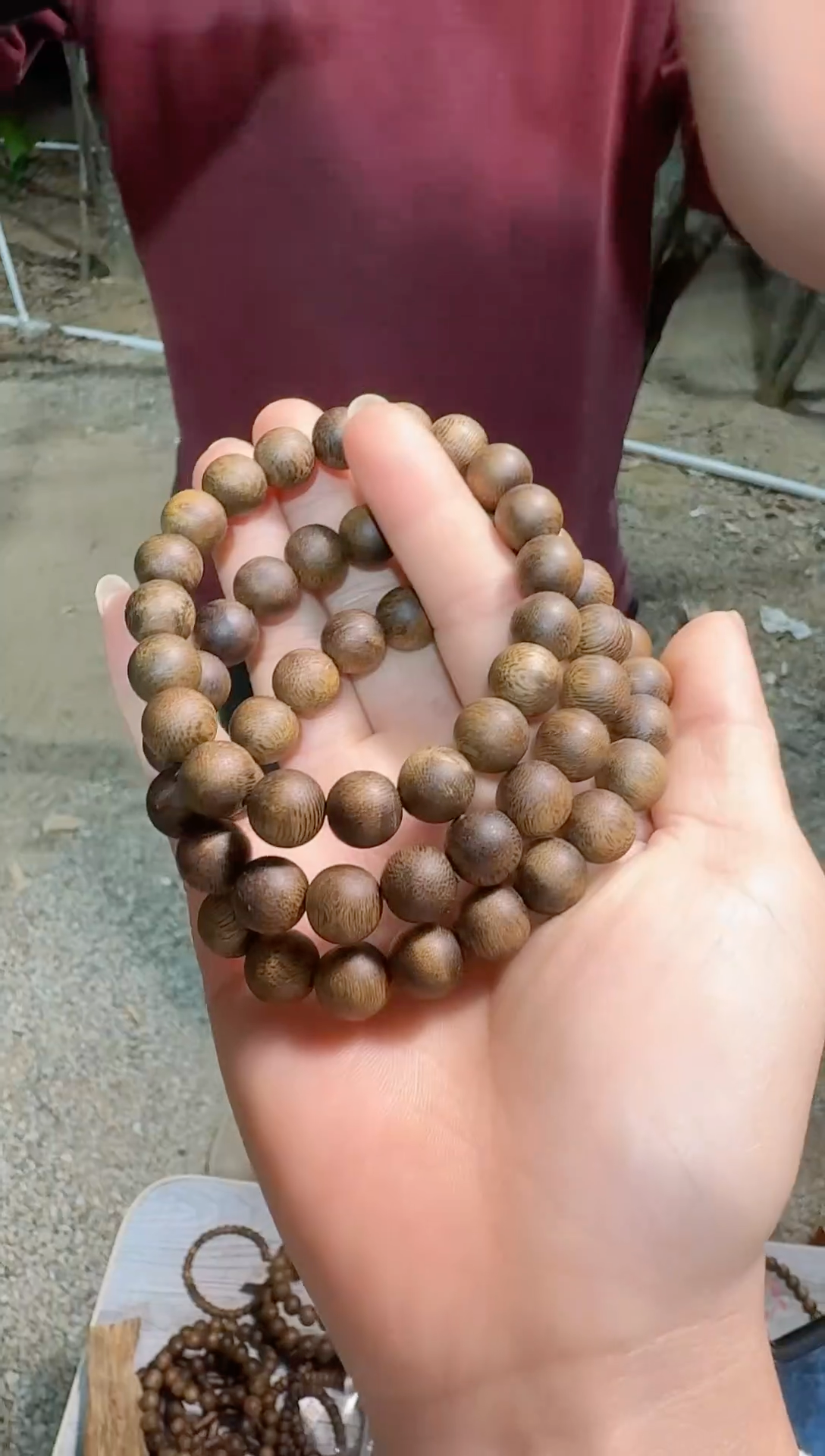 【闪购商品】沉香沉香碎屑张勺子圆珠单圈1.0*8多样性发1