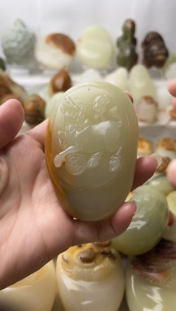 石材古青石棉纹正常不退换牛