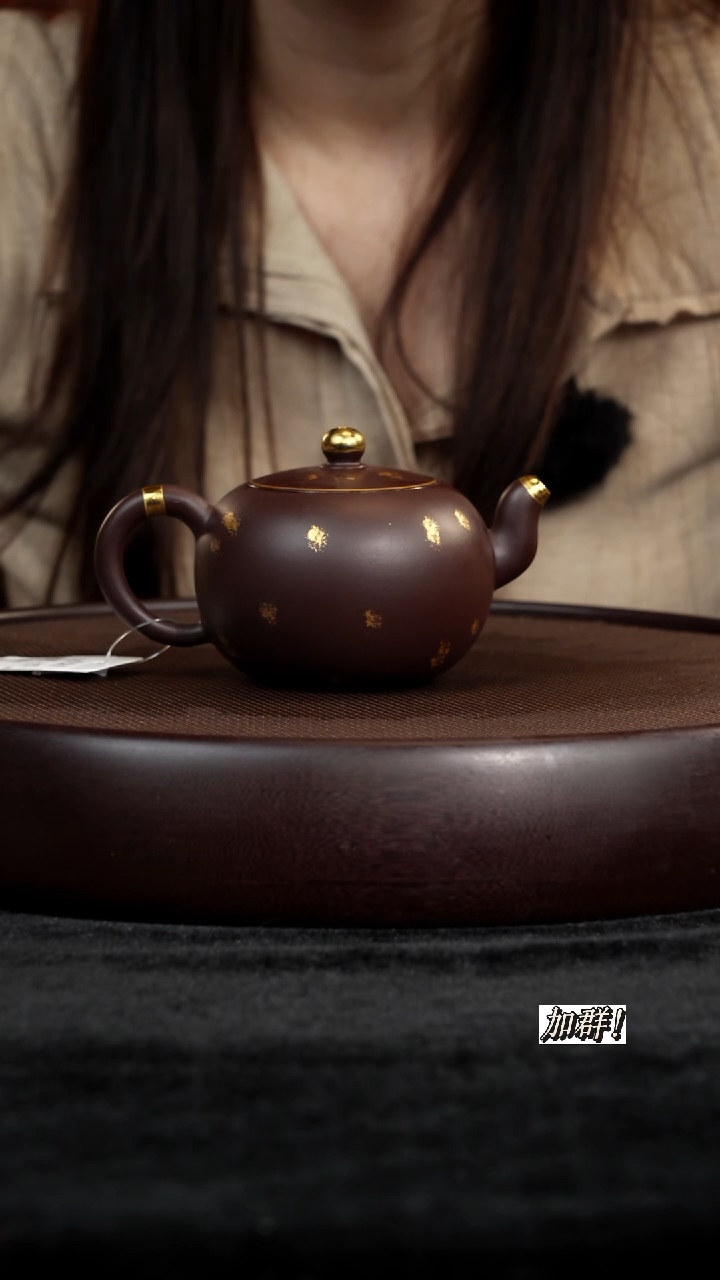 茶壶紫砂HC8010078紫泥一粒珠180c