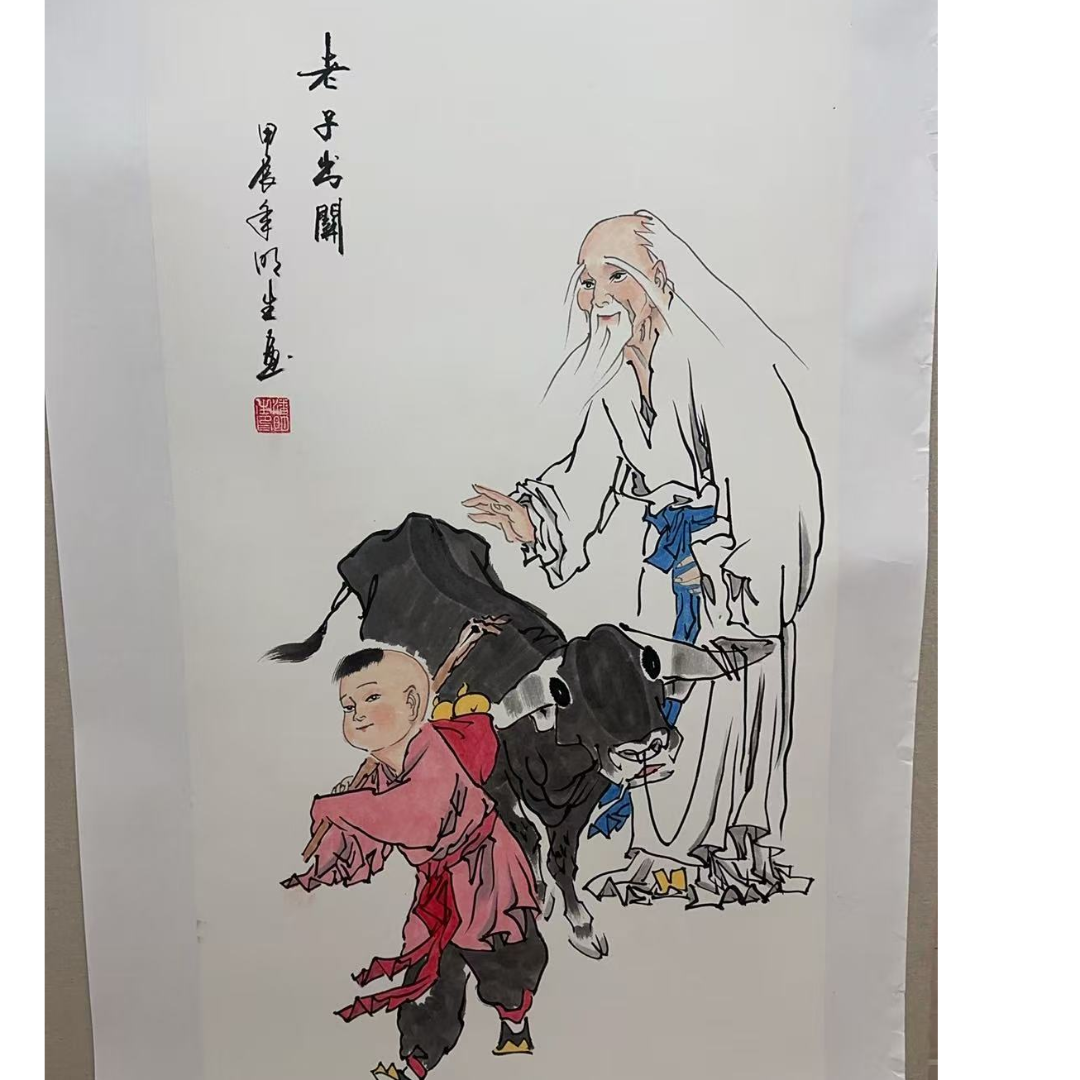 橱窗展示/山艺文化/ 潘明生老师/宣纸国画/带证书（展示）