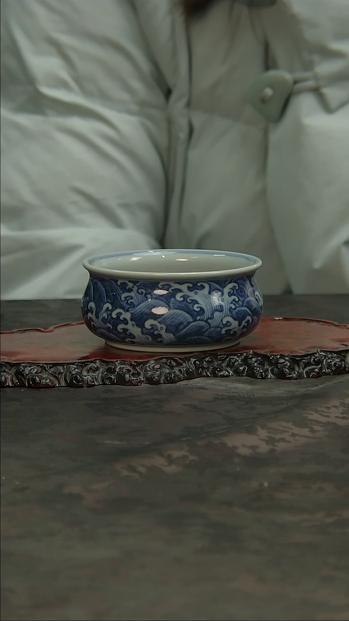 【闪购商品】青花手绘龙纹主人杯