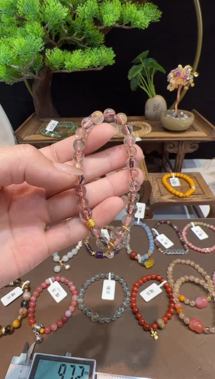 【闪购商品】水晶手绳未镶嵌@@手饰