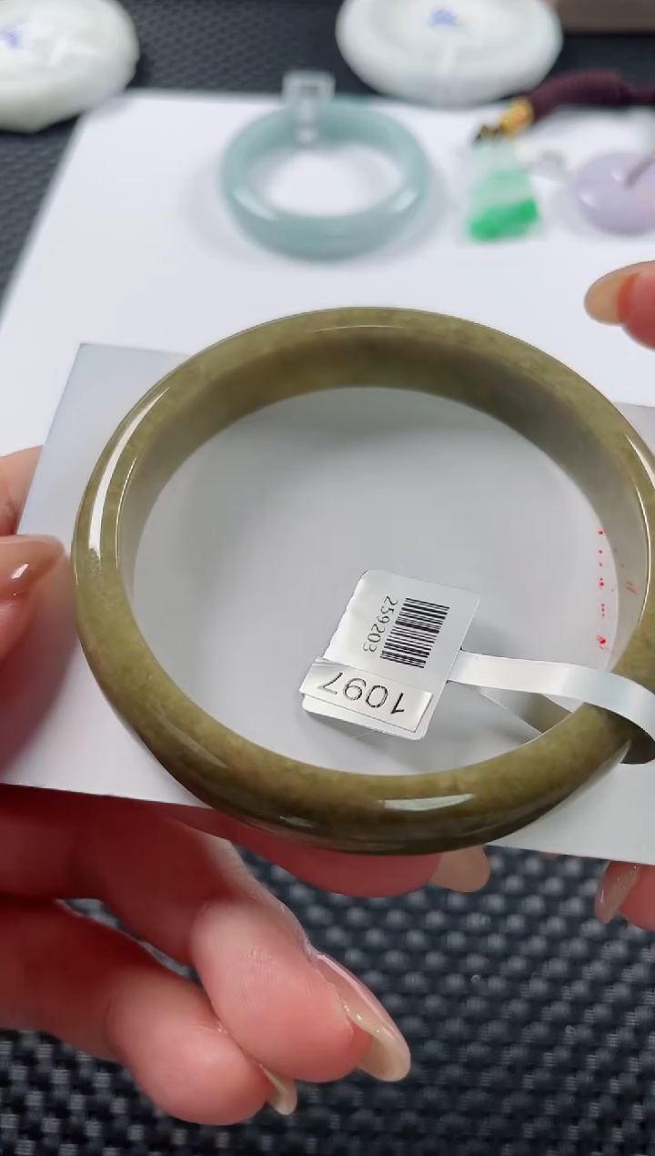 未镶嵌手镯翡翠基地发货H  4473 57+