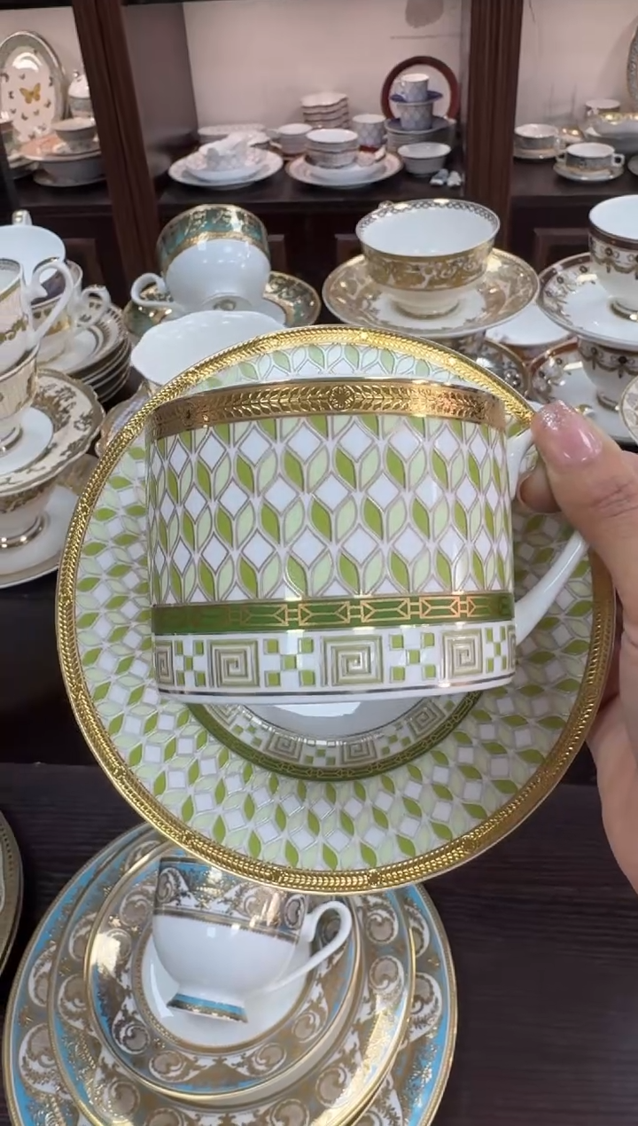 【闪购商品】瓷片咖啡杯碟福利款  2套