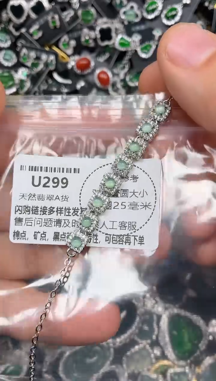 颈饰未镶嵌翡翠U299手链