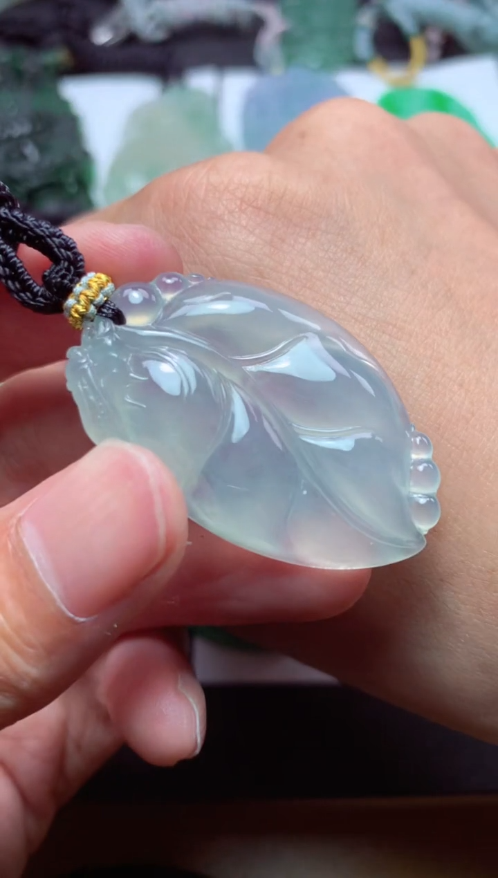 翡翠未镶嵌颈饰天然翡翠